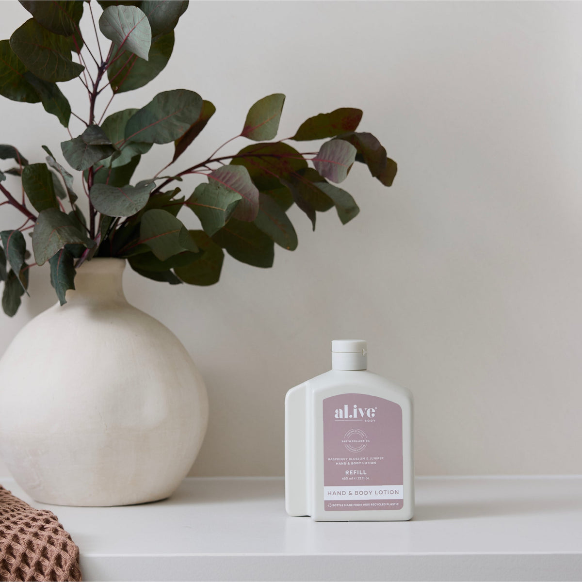 Al.ive Hand & Body Lotion Refill - Raspberry Blossom & Juniper 650ml