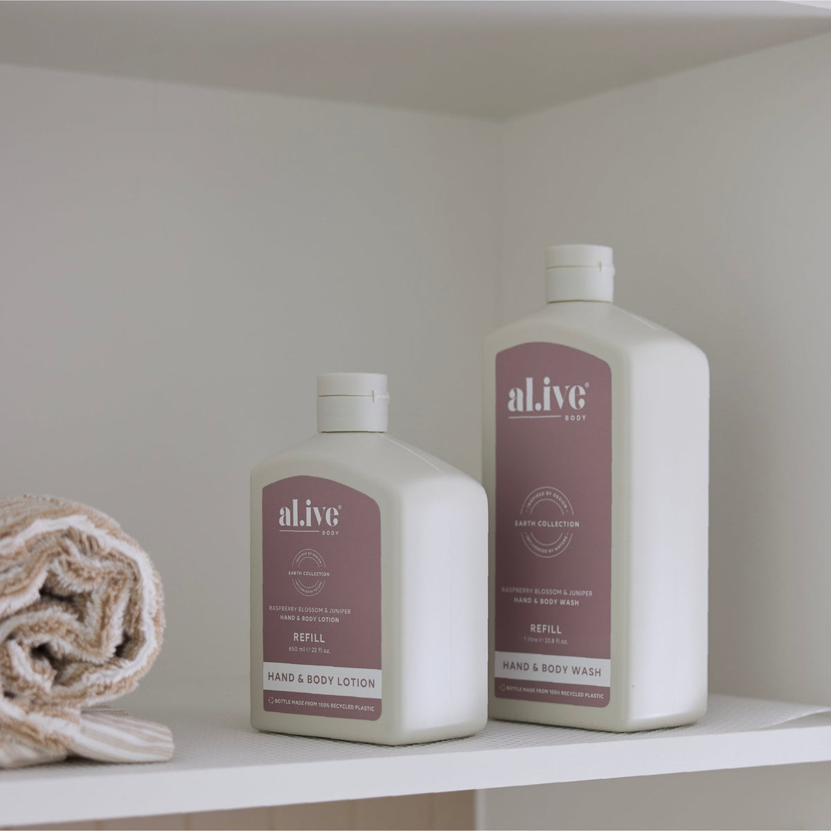 Al.ive Hand & Body Lotion Refill - Raspberry Blossom & Juniper 650ml