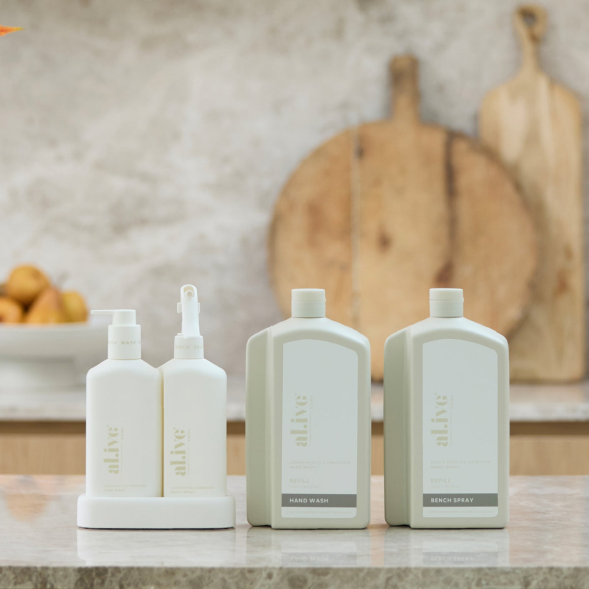 Al.ive Bench Spray Refill - Lemon Myrtle & Honeydew 1L