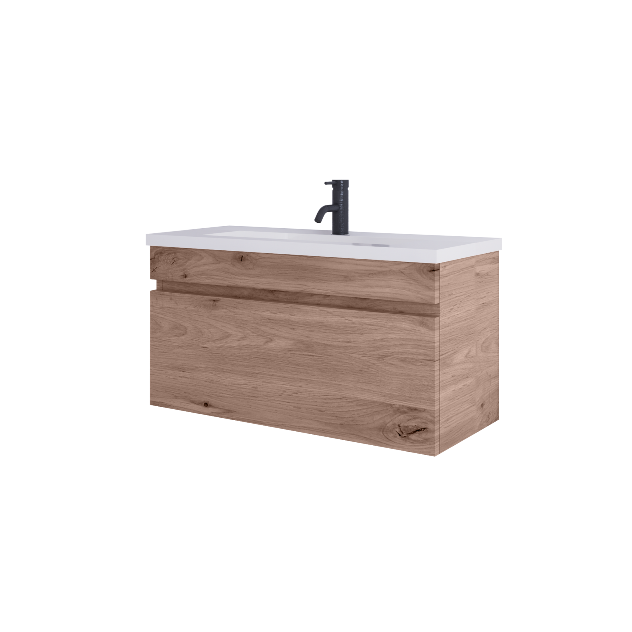 CODE LUX 900 SLIM SINGLE DRAWER VANITY RANGE - 5 COLOURS