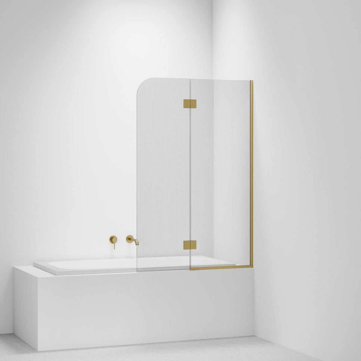 Code Lineare Pillar Bath Screen Range | 550 + 450W