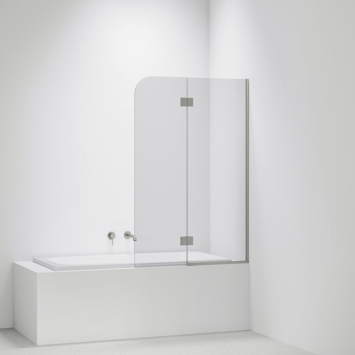 Code Lineare Pillar Bath Screen Range | 550 + 450W