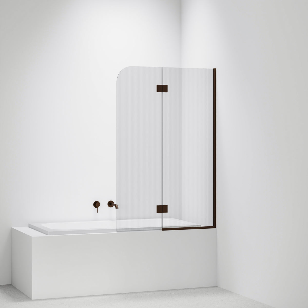 Code Lineare Pillar Bath Screen Range | 550 + 450W