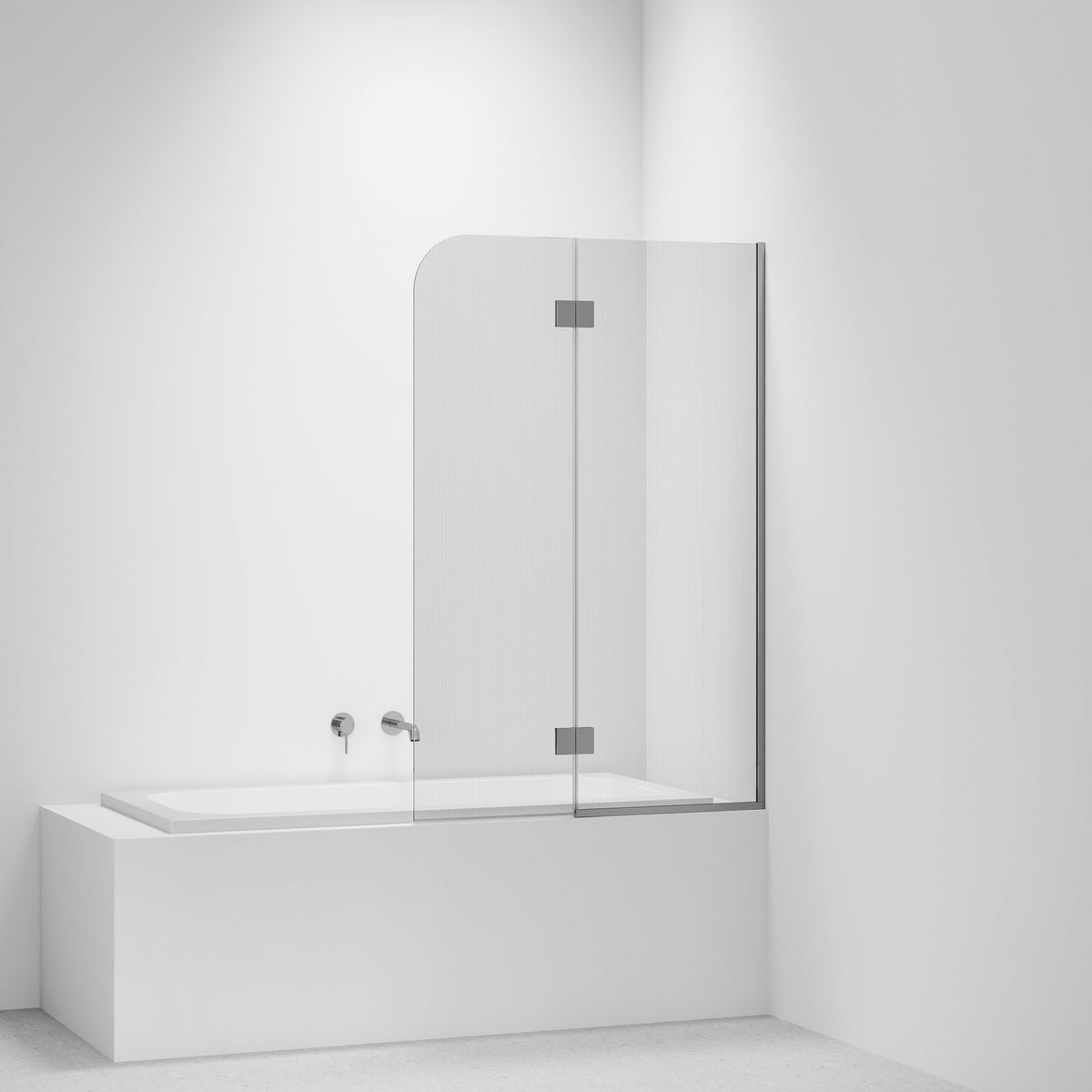 Code Lineare Pillar Bath Screen Range | 550 + 450W