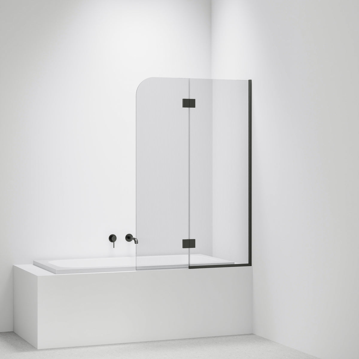 Code Lineare Pillar Bath Screen Range | 550 + 450W