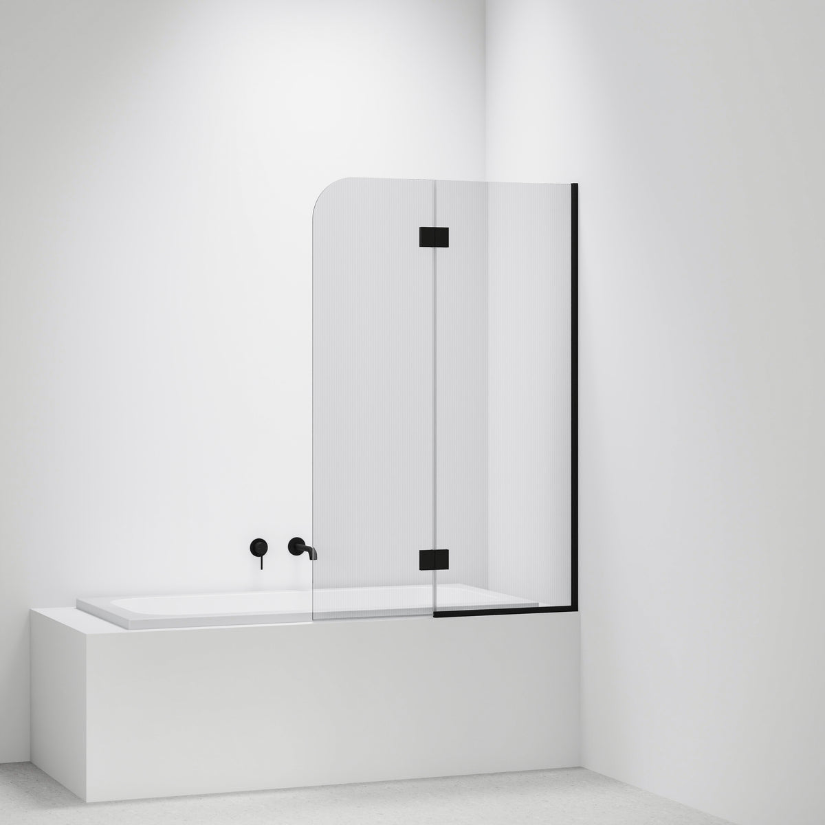 Code Lineare Pillar Bath Screen Range | 550 + 450W