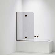 Allure-Patterned-Bath-Glass-Panel-Drop-In-Bath-With-Brushed-Bronze-Channel-And-Hinges