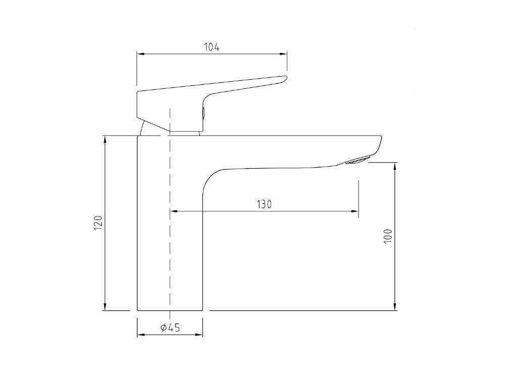Waterware Civic Basin Mixer