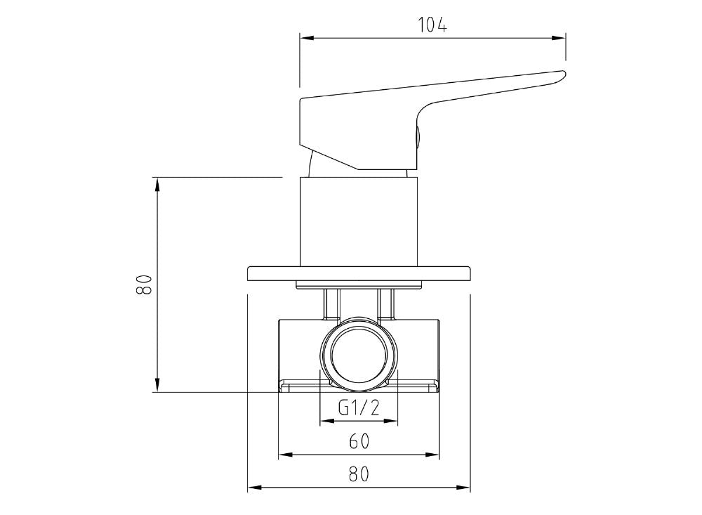 Waterware Civic Shower Mixer