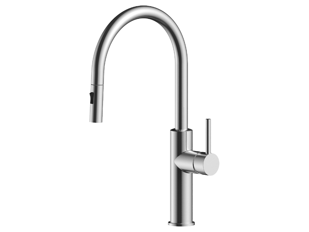 Waterware Pioneer Gooseneck Pullout Kitchen Mixer