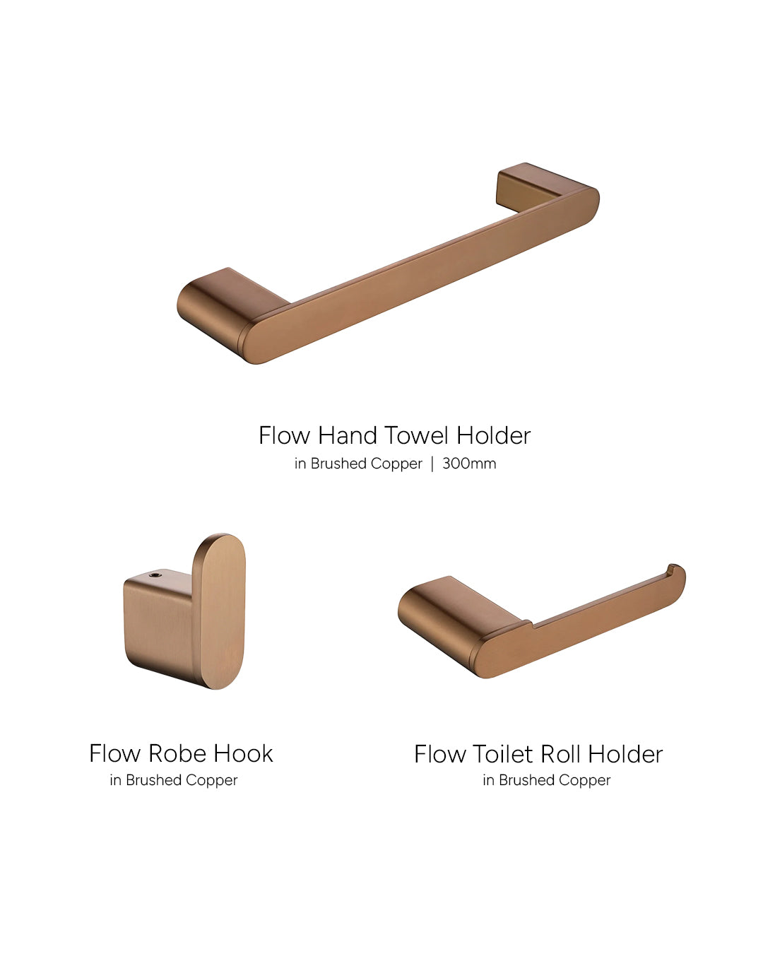 FLOW ACCESSORY ESSENTIALS BUNDLE  |  IN BRUSHED COPPER