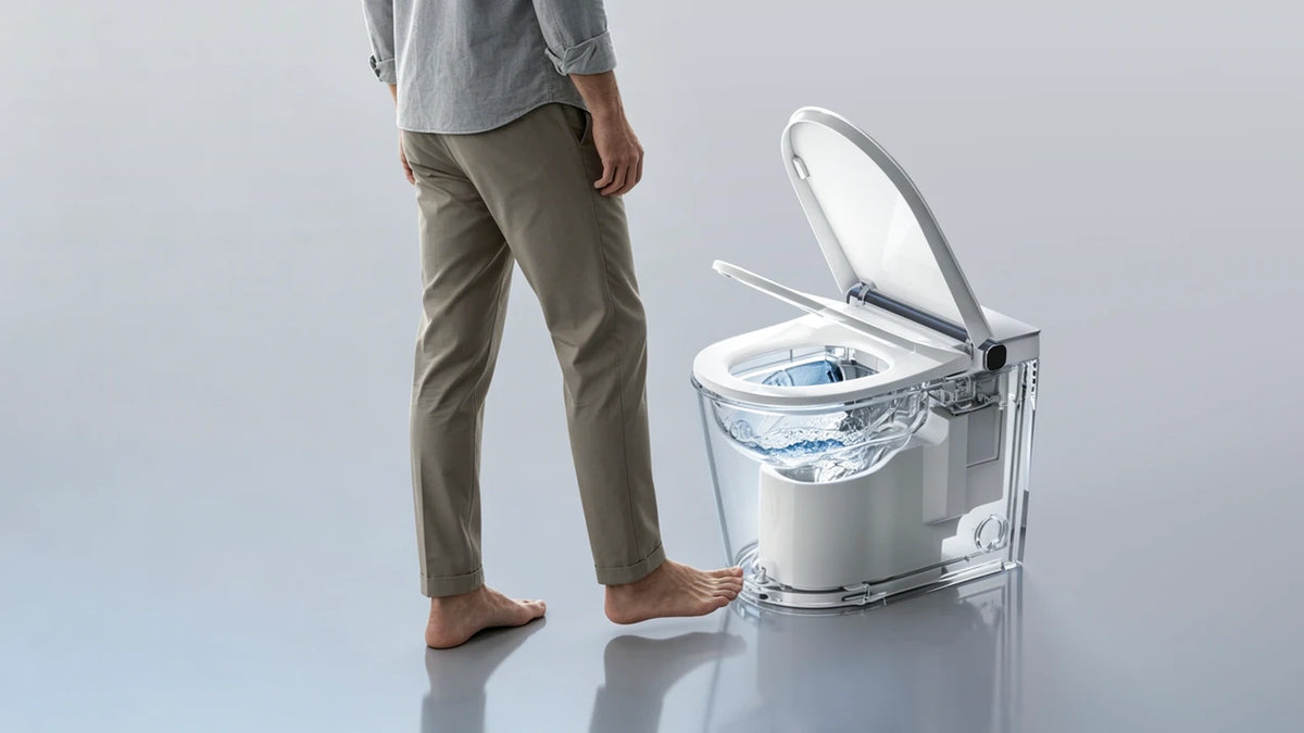 Englefield Sapphire intelligent toilet foot sensor