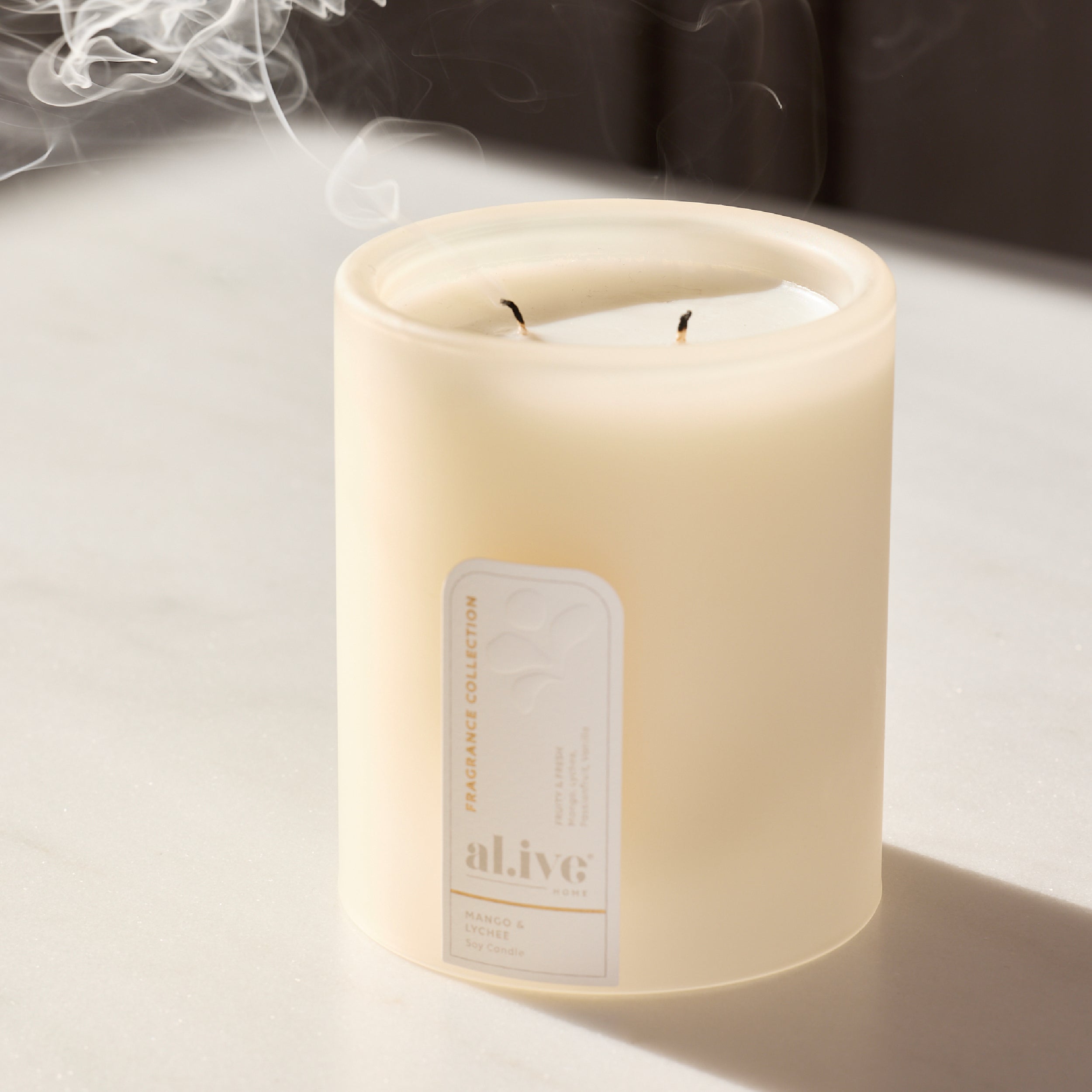 Al.ive Body Soy Candle — Mango & Lychee styled