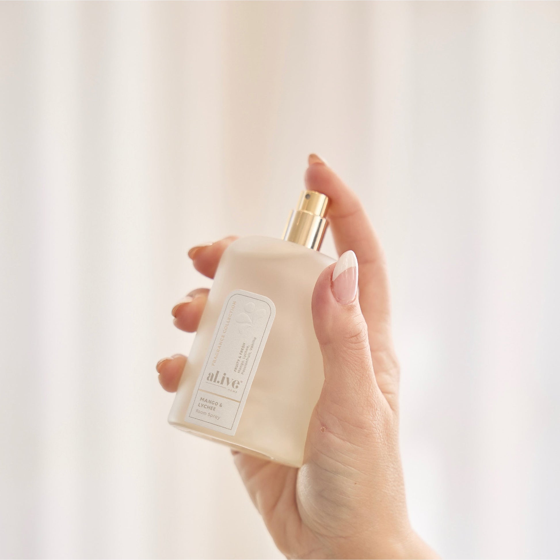 Al.ive Body Room Spray — Mango & Lychee styled