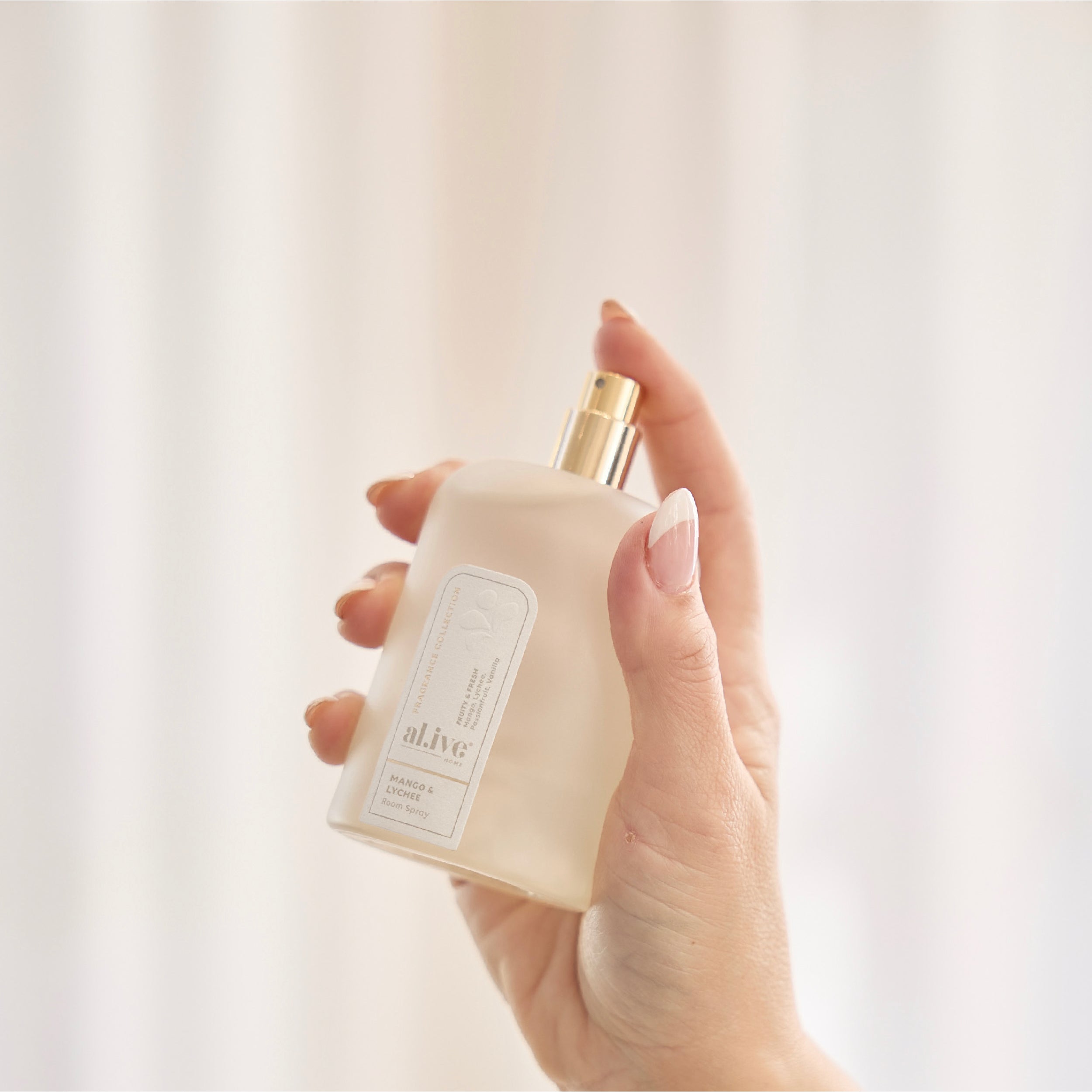 Al.ive Body Room Spray — Mango & Lychee styled