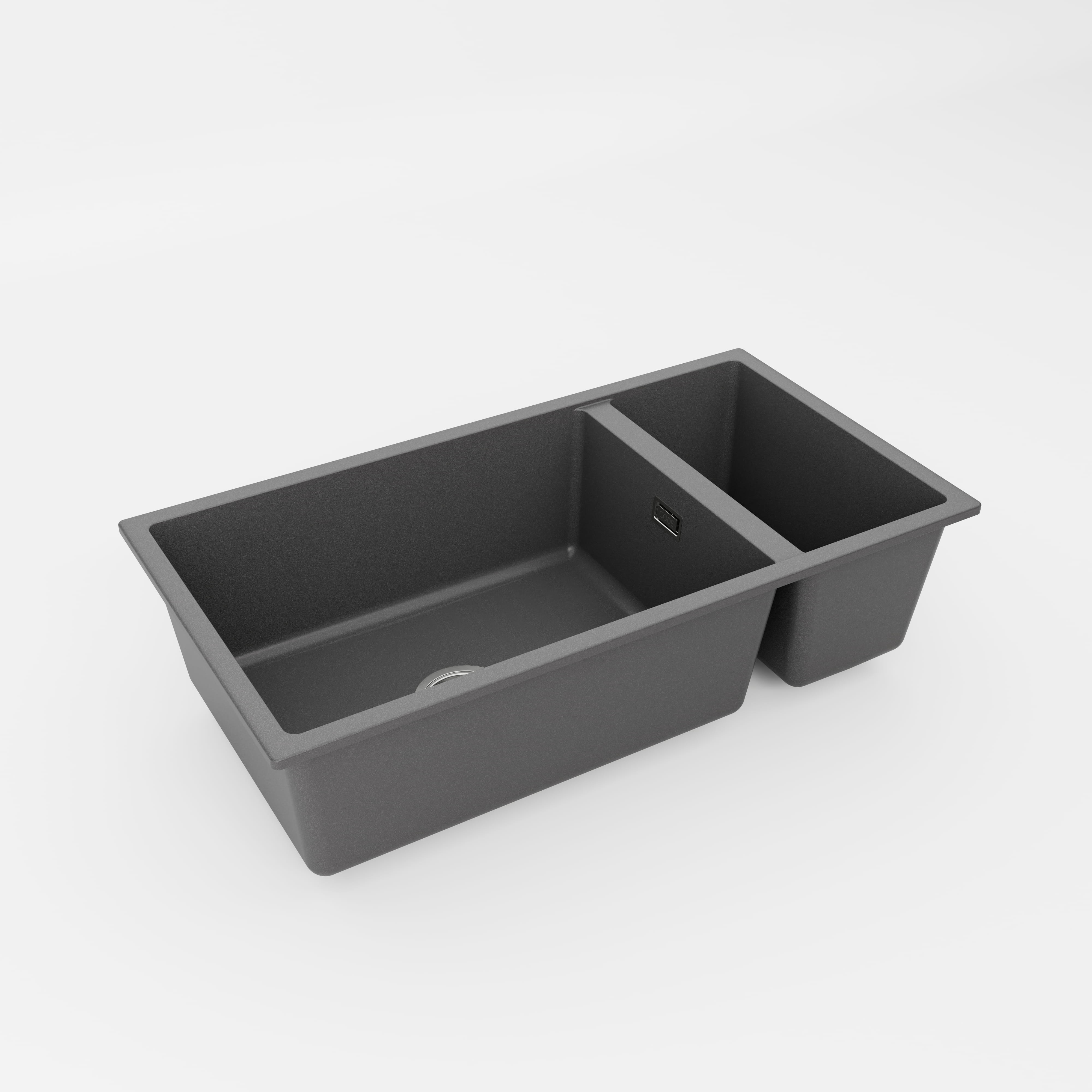 Code Interiors Aura 750 (550+200) Double Bowl Granite Sink