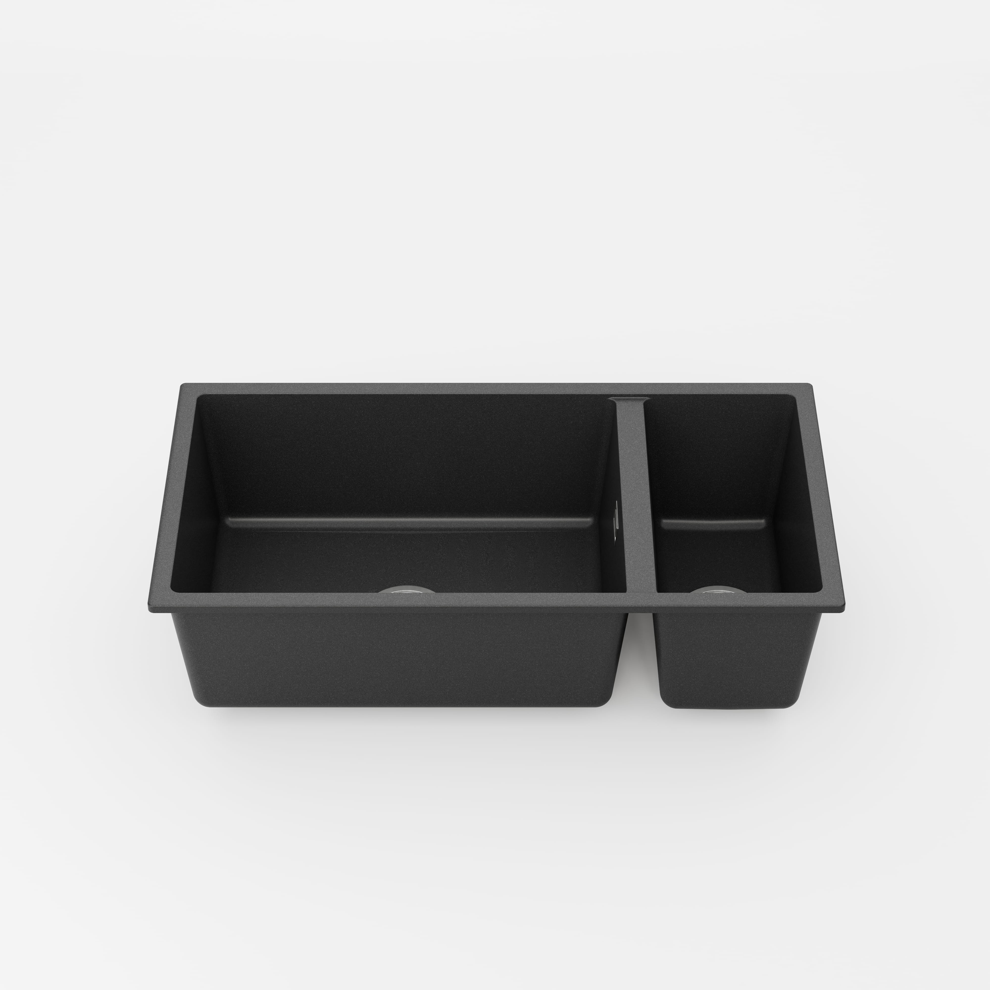 Code Interiors Aura 750 (550+200) Double Bowl Granite Sink