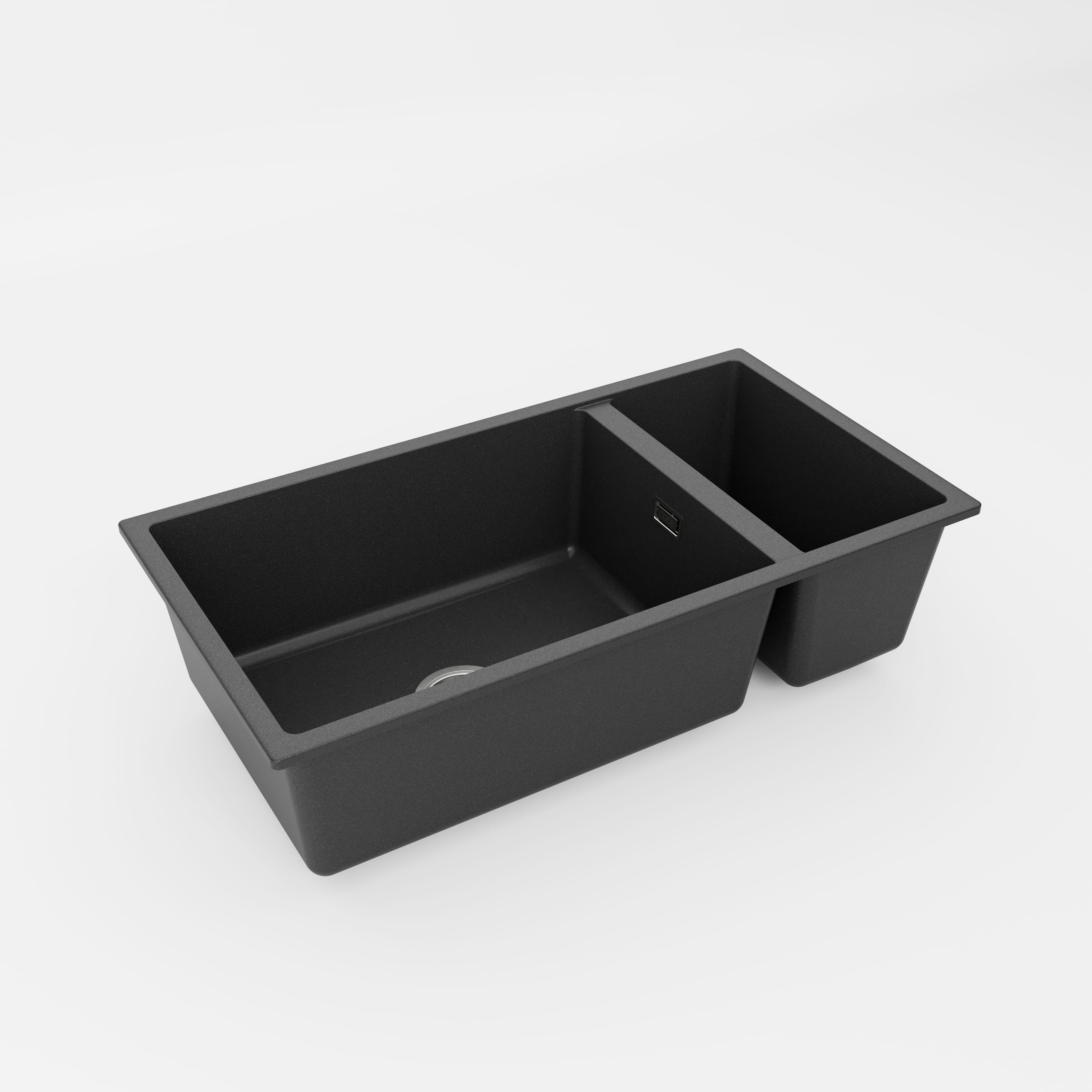 Code Interiors Aura 750 (550+200) Double Bowl Granite Sink