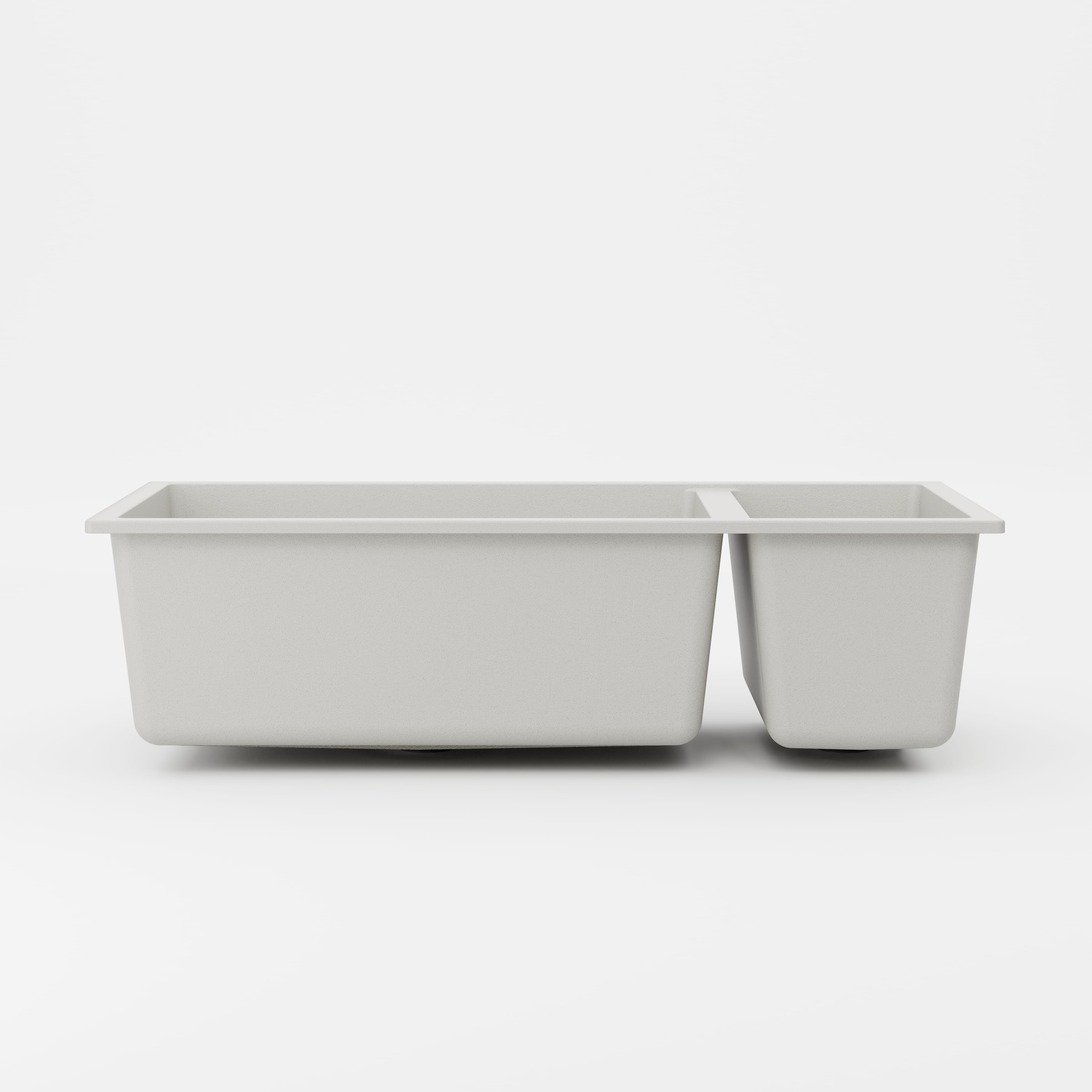 Code Interiors Aura 750 (550+200) Double Bowl Granite Sink
