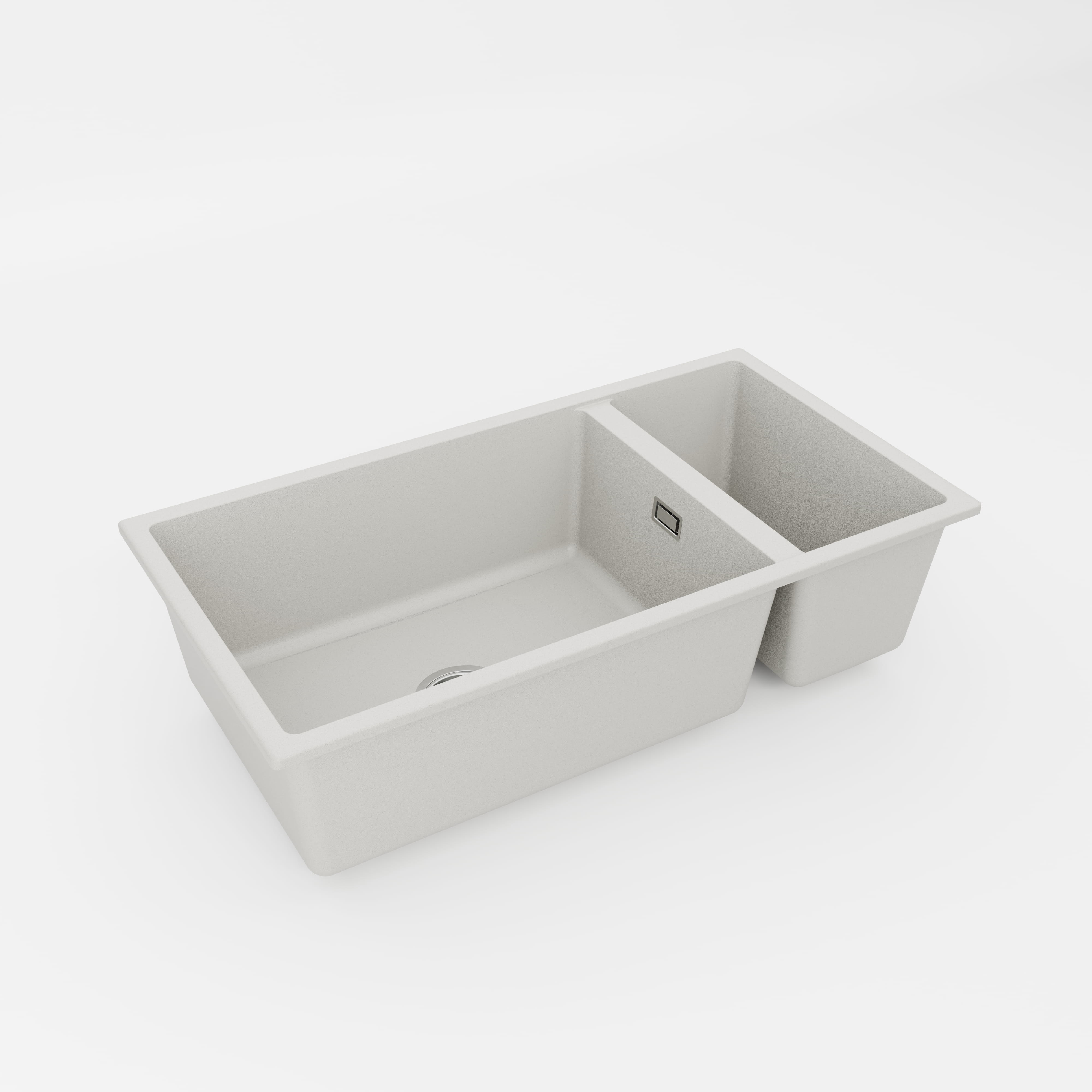 Code Interiors Aura 750 (550+200) Double Bowl Granite Sink