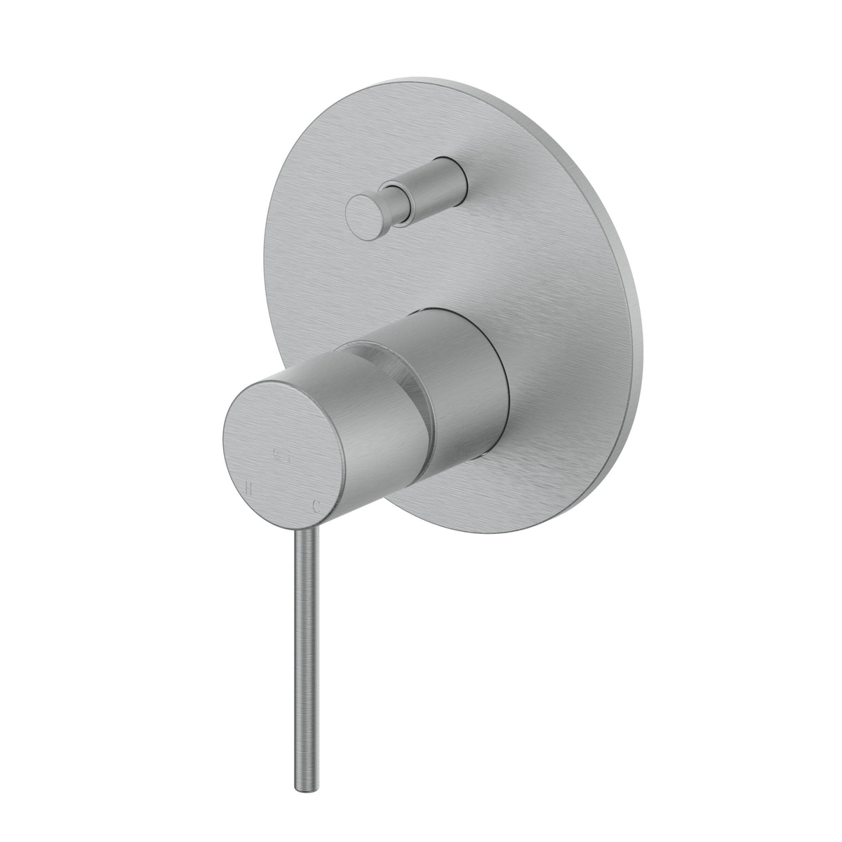 Greens Gisele Shower/Bath Diverter Mixer - Brushed Nickel