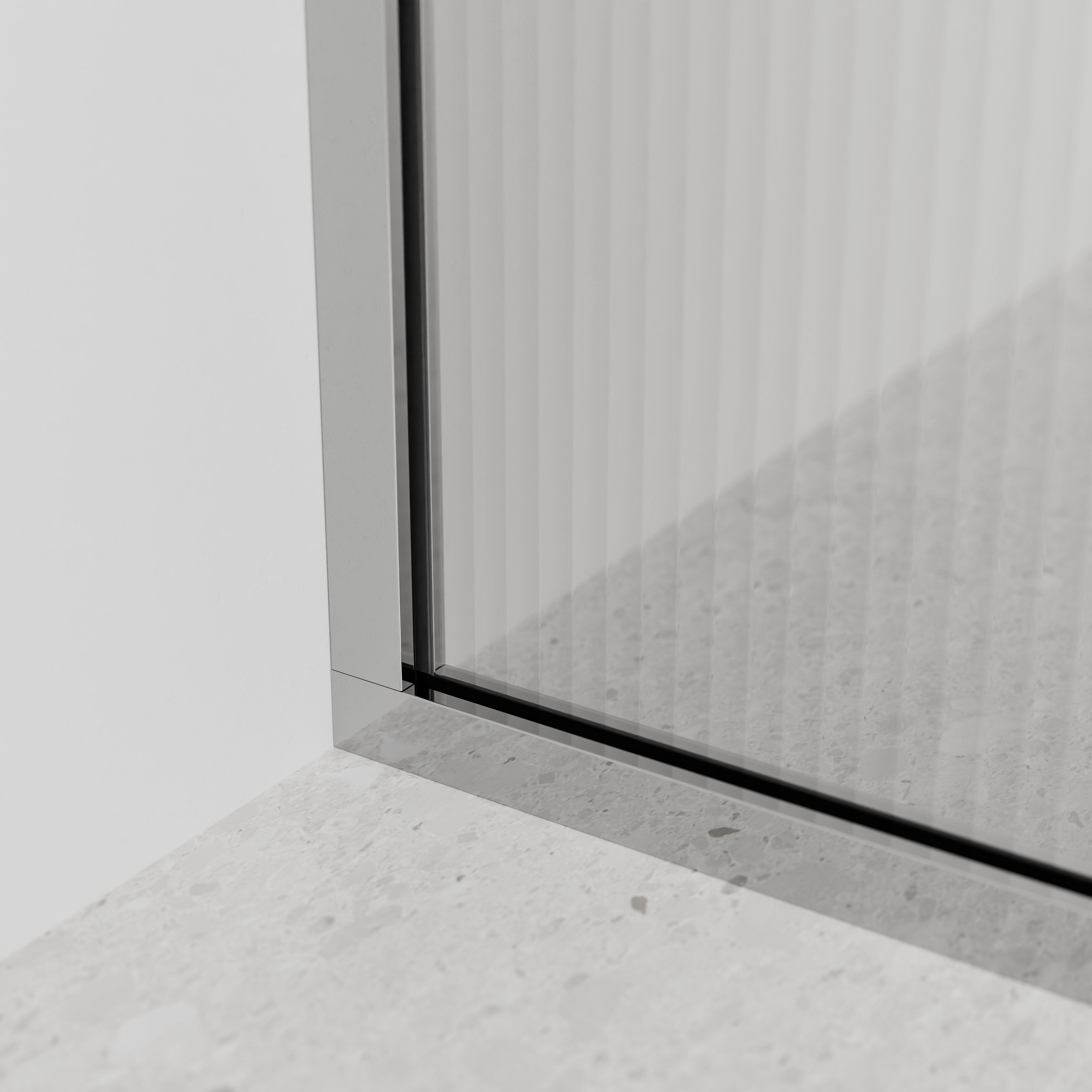 Code Pillar Shower Screen Glass Range | 1050MM