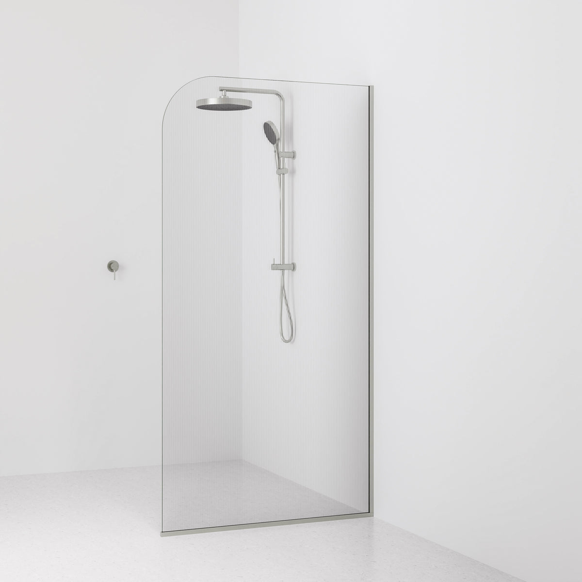Code Lineare Pillar Shower Screen Glass Range | 1050mm