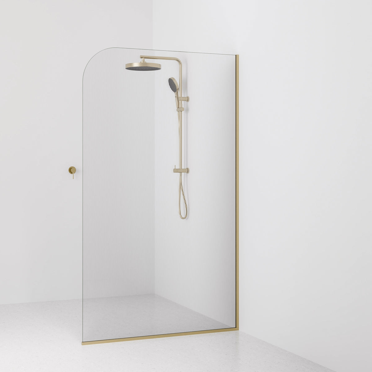 Code Lineare Pillar Shower Screen Glass Range | 1200mm