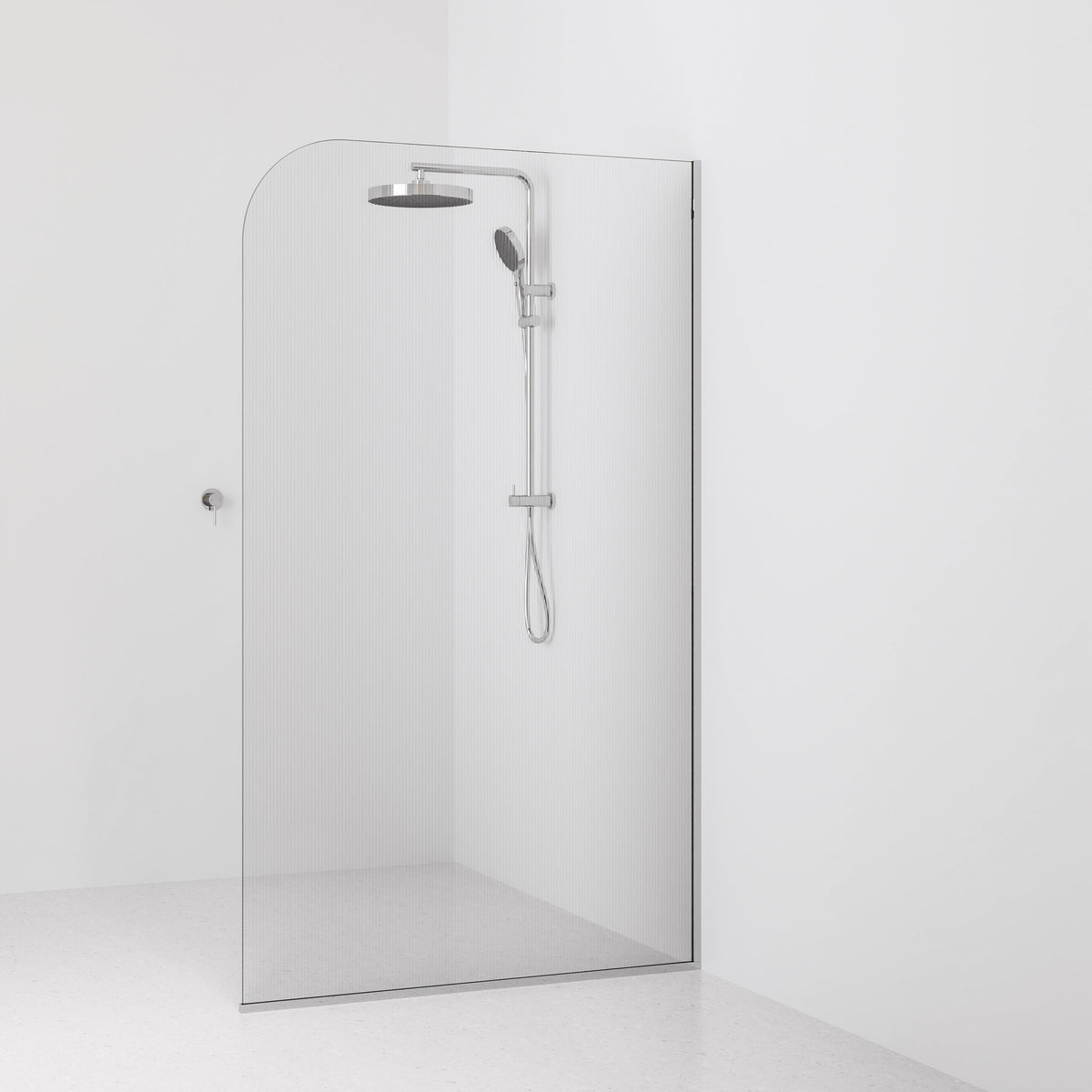 Code Lineare Pillar Shower Screen Glass Range | 1200mm