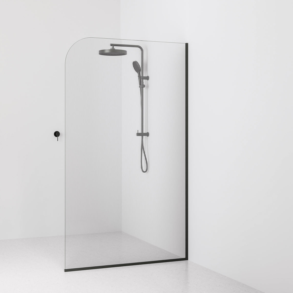 Code Lineare Pillar Shower Screen Glass Range | 1200mm