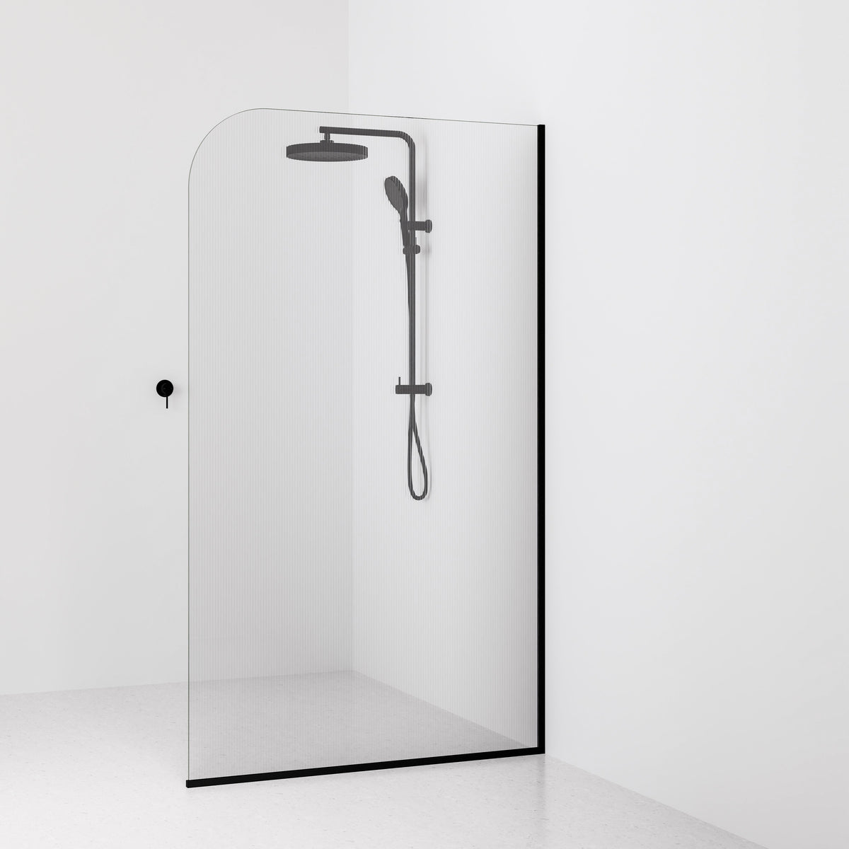Code Lineare Pillar Shower Screen Glass Range | 1200mm