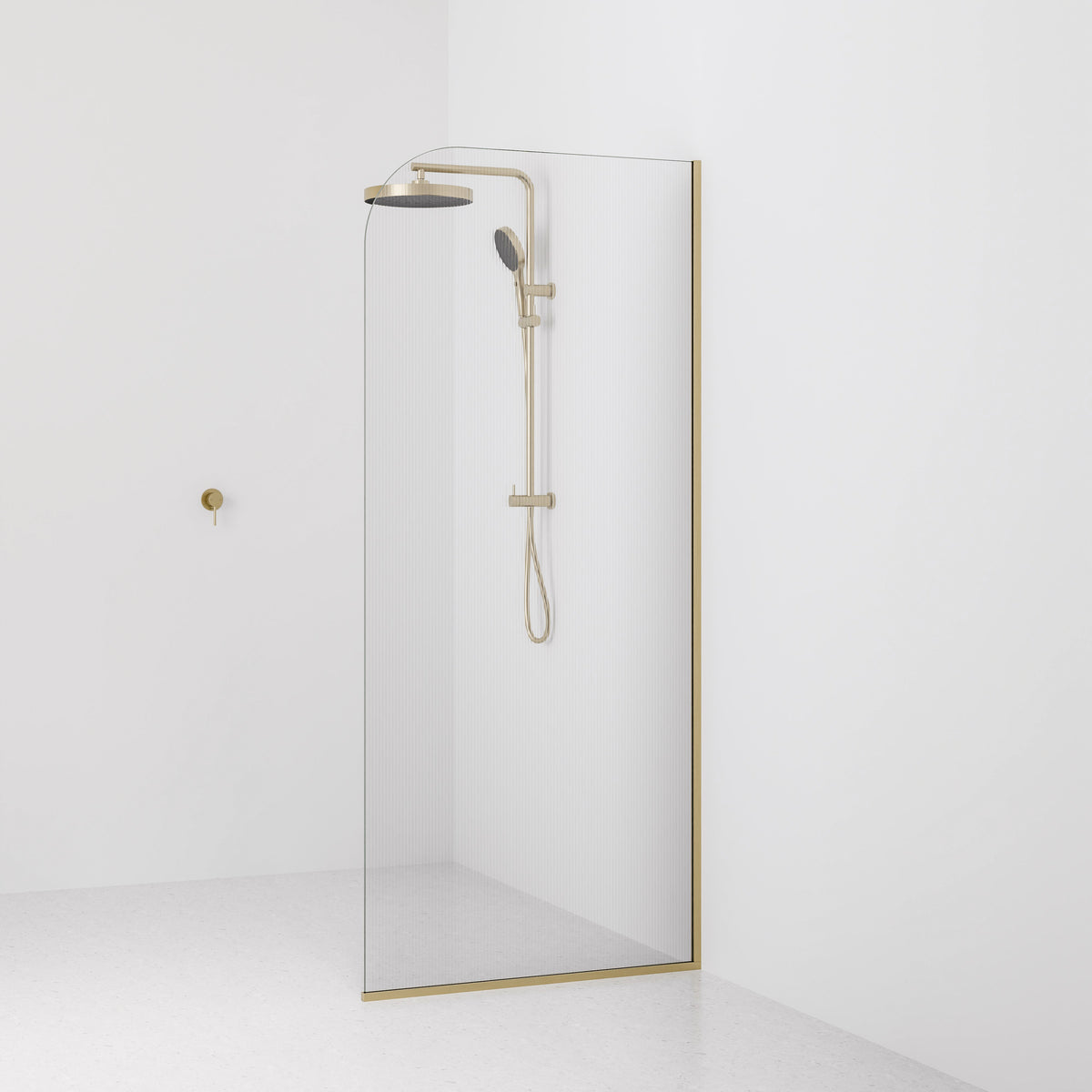 Code Lineare Pillar Shower Screen Glass Range | 900mm