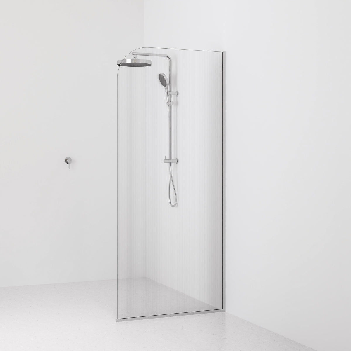 Code Lineare Pillar Shower Screen Glass Range | 900mm