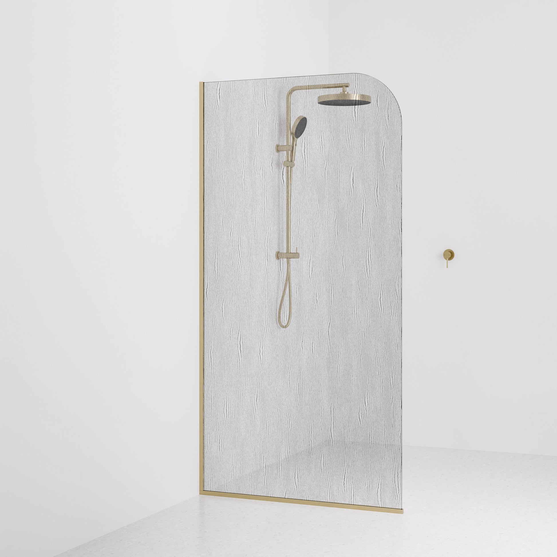 Code-Interiors-Allure-Patterned-Shower-Glass-Panel-1050-MM-With-Brushed-Brass-Channel