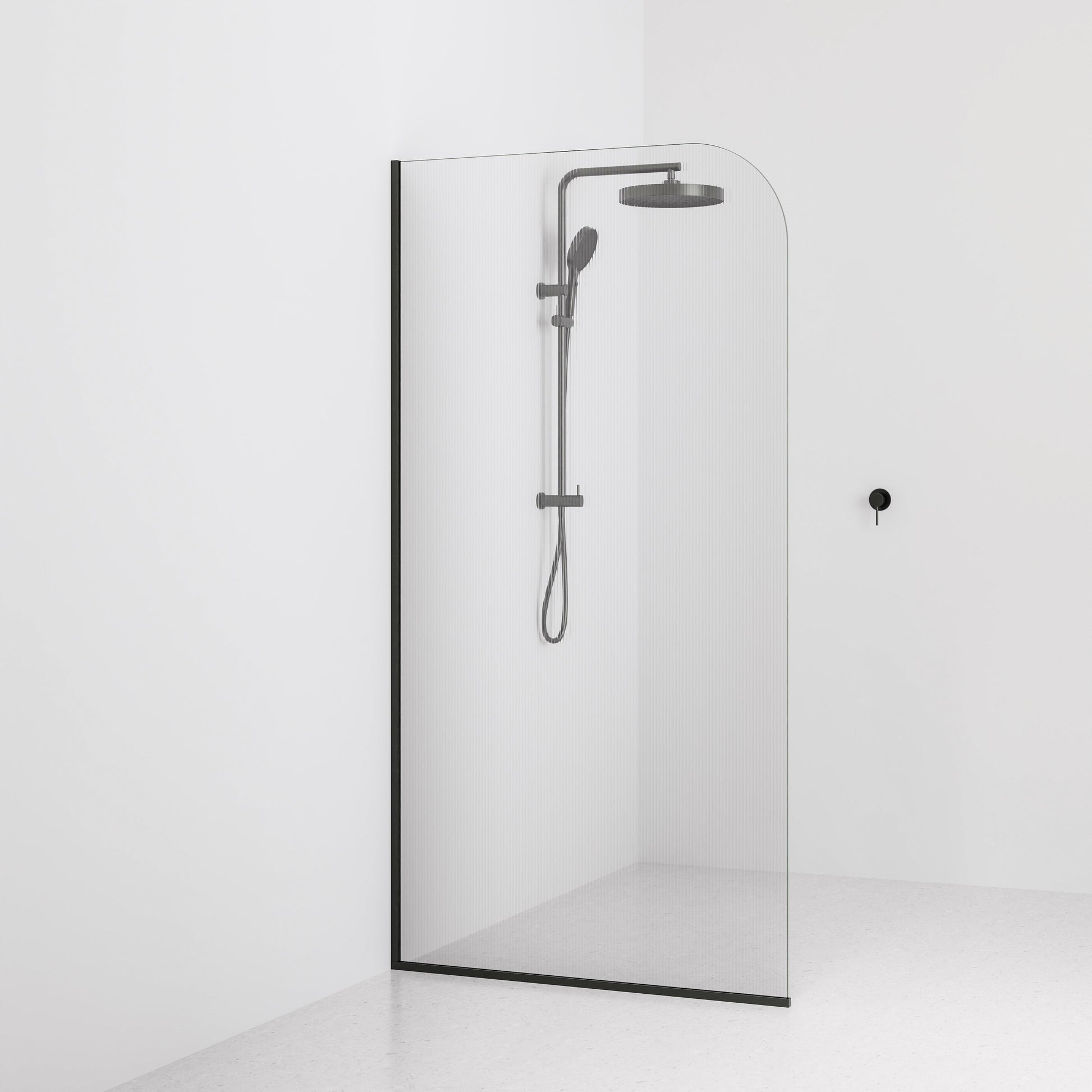 Pillar-Fluted-Shower-Glass-By-Code-Interiors-1050-mm-Gunmetal-Channel