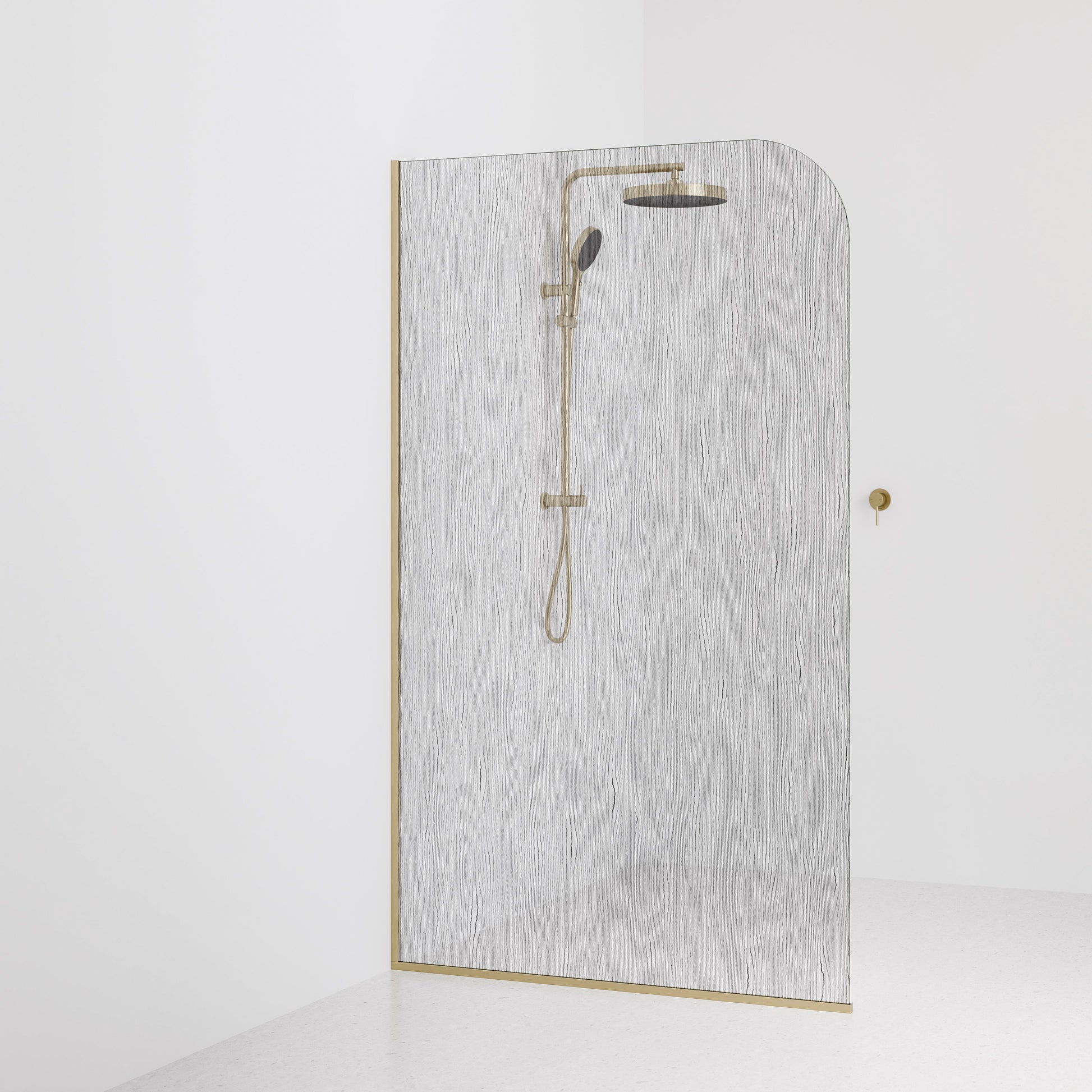 Code-Interiors-Allure-Patterned-Shower-Glass-Panel-1200-MM-With-Brushed-Brass-Channel