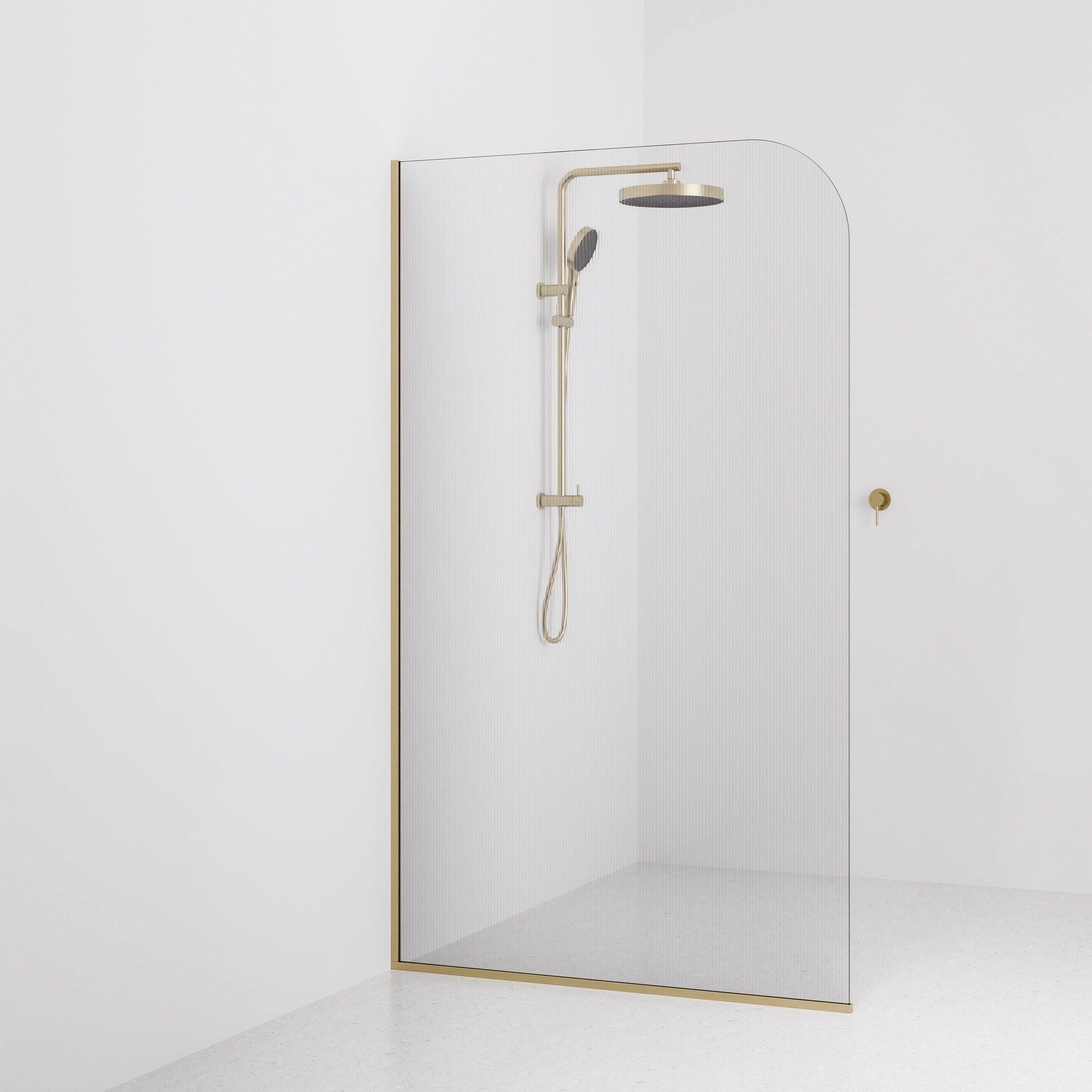 Code-Interiors-Pillar-Fluted-Shower-Glass-Panel-1200-MM-With-Brushed-Brass-Channel