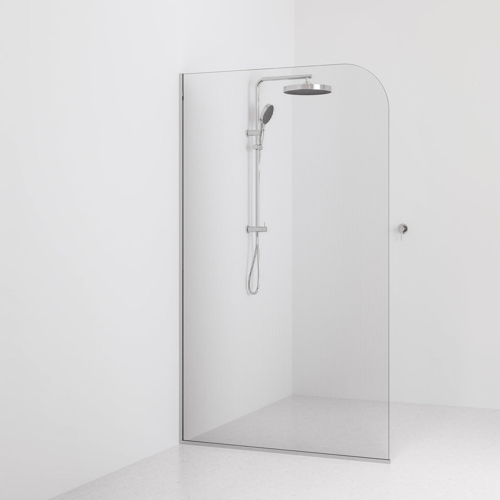 Code-Interiors-Pillar-Fluted-Shower-Glass-Panel-1200-MM-With-Chrome-Channel