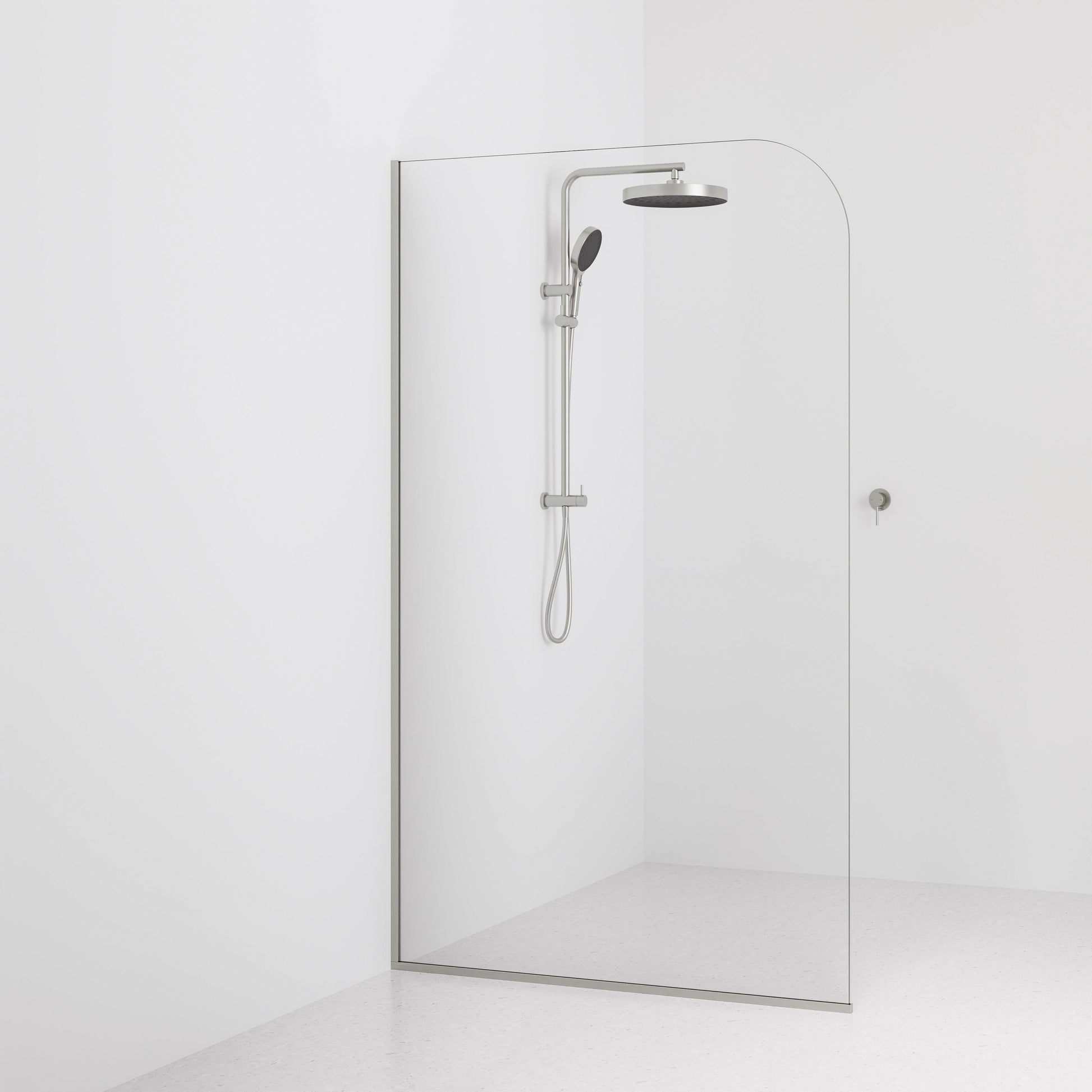 Code-Interiors-Clear-Shower-Glass-Panel-1200-MM-With-Brushed-Nickel-Channel