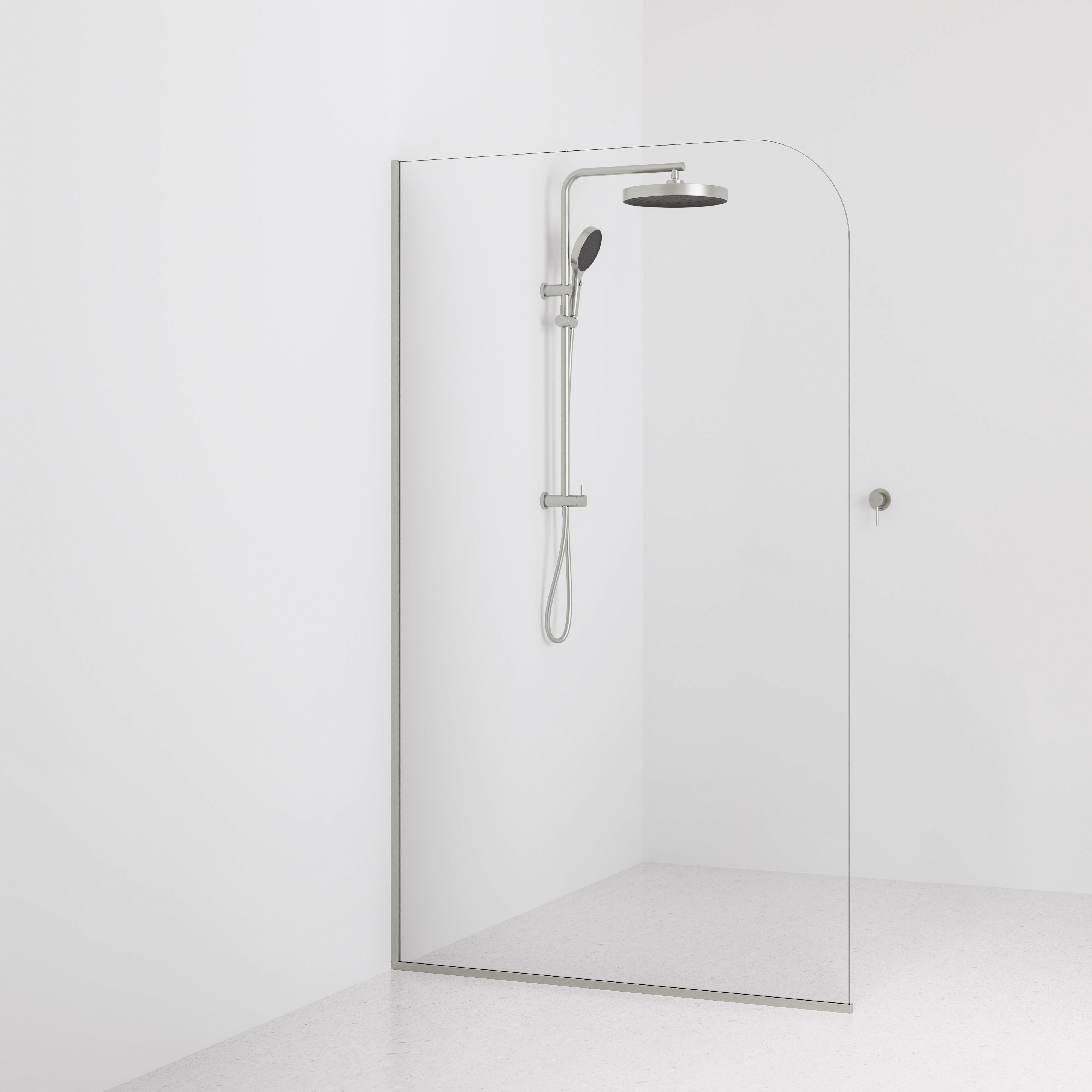 Code-Interiors-Clear-Shower-Glass-Panel-1200-MM-With-Brushed-Nickel-Channel