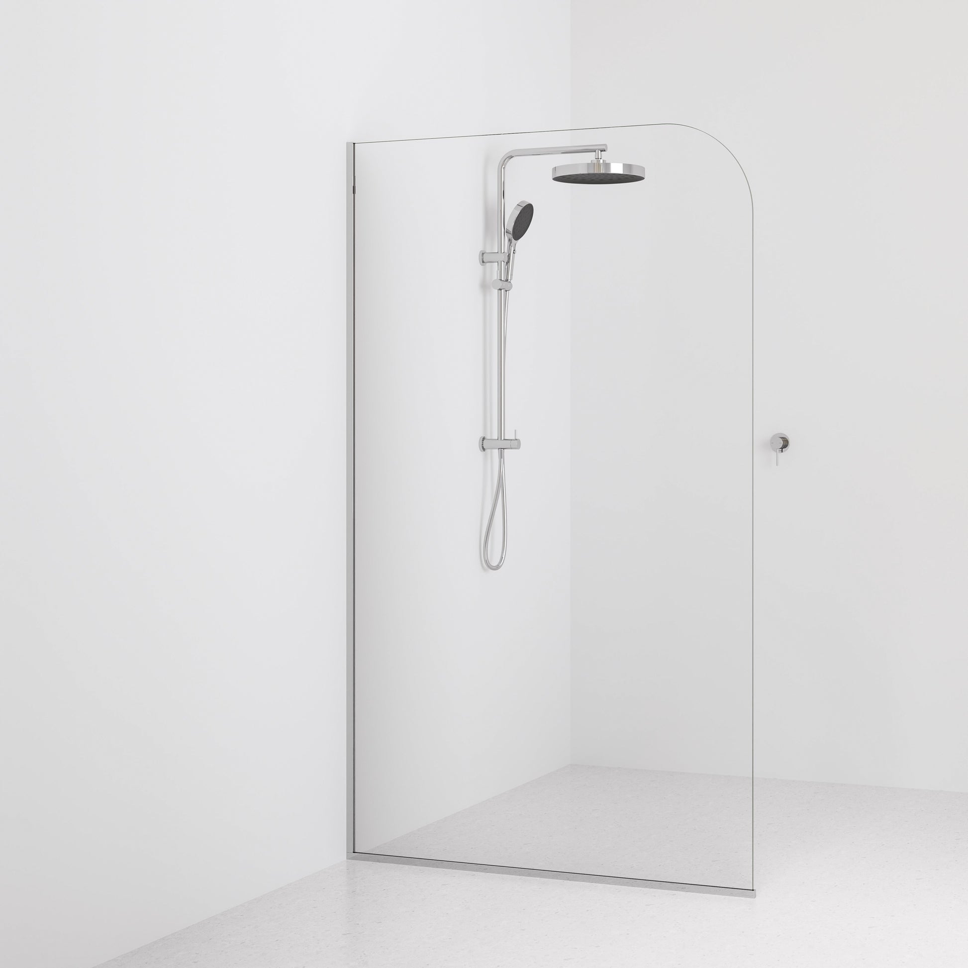 Code-Interiors-Clear-Shower-Glass-Panel-1200-MM-With-Chrome-Channel