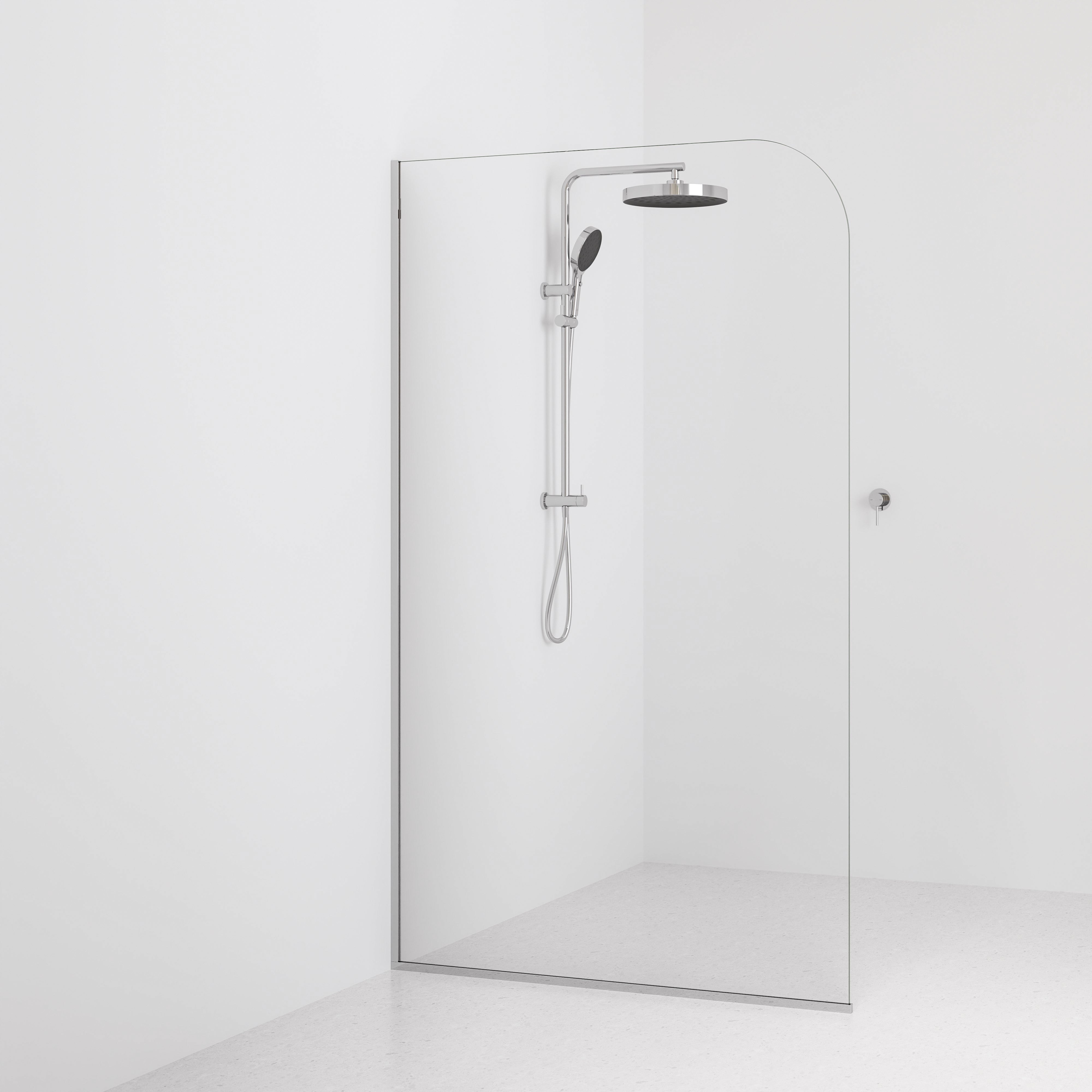 Code-Interiors-Clear-Shower-Glass-Panel-1200-MM-With-Chrome-Channel