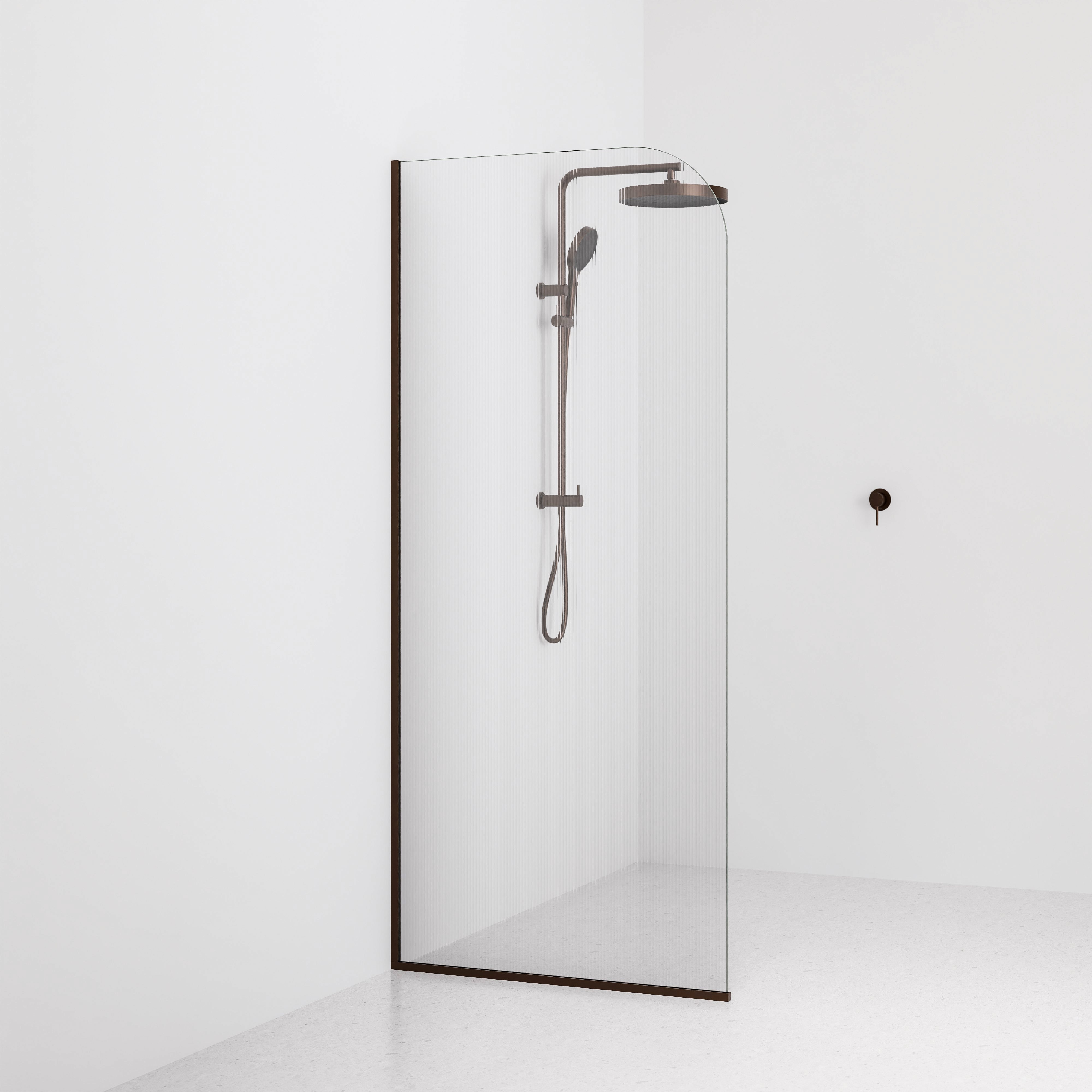 Pillar-Fluted-Shower-Glass-By-Code-Interiors-900-mm-Brushed-Bronze-Channel