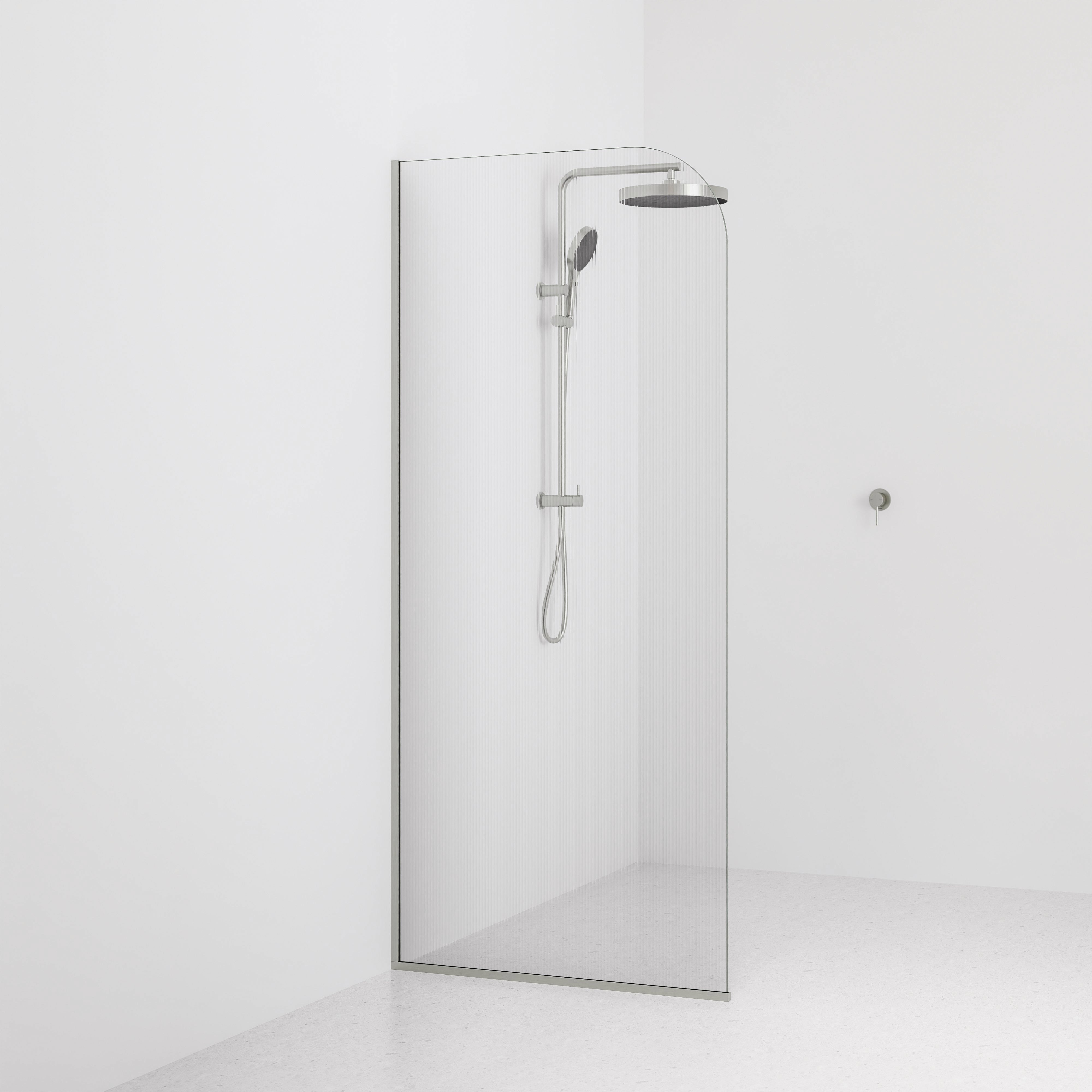 Pillar-Fluted-Shower-Glass-By-Code-Interiors-900-mm-Brushed-Nickel-Channel