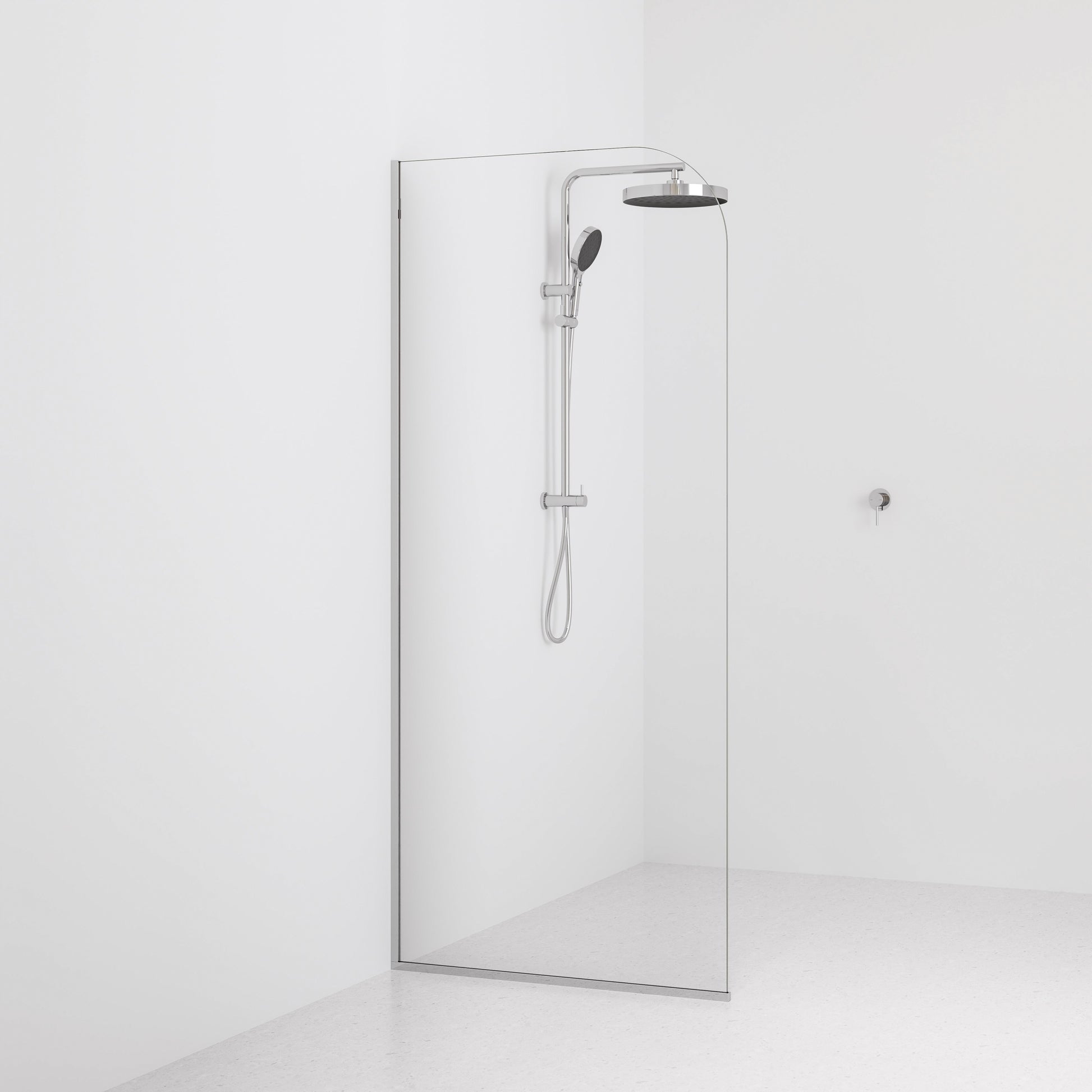 Code-Interiors-Clear-Shower-Glass-Panel-900-MM-With-Chrome-Channel