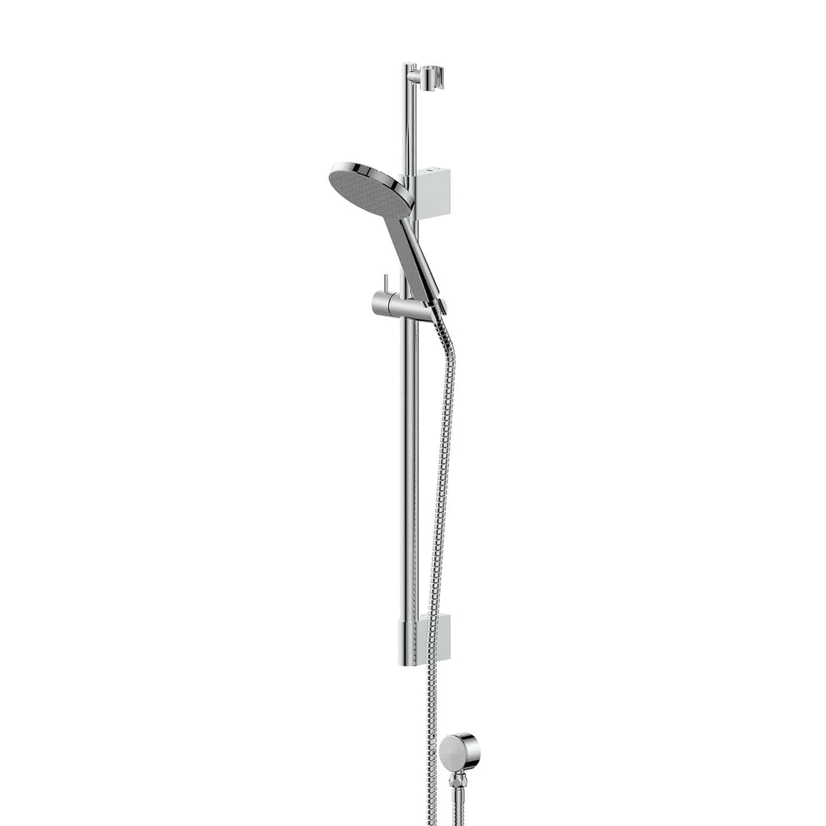 Greens Glide RainBoost Telescopic Rail Shower - Chrome