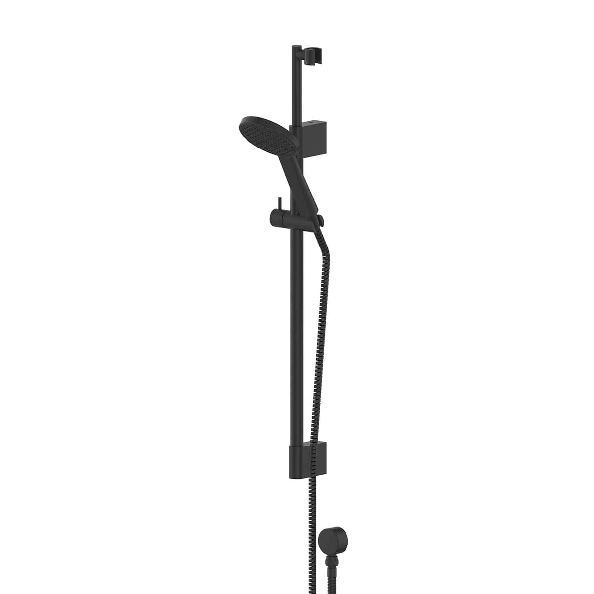 Greens Glide RainBoost Telescopic Rail Shower - Matte Black