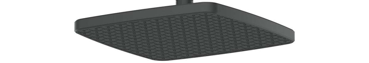 Greens Glide Syntra RainBoost® Overhead Shower (No Arm) - Matte Black