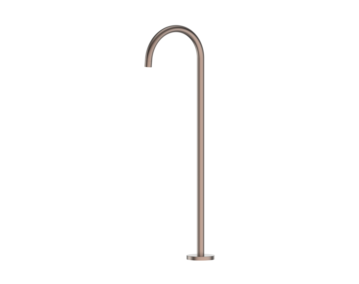 Greens Freestanding Bath Spout - Brushed Bronze