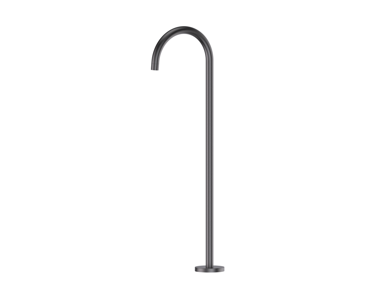Greens Freestanding Bath Spout - Gunmetal